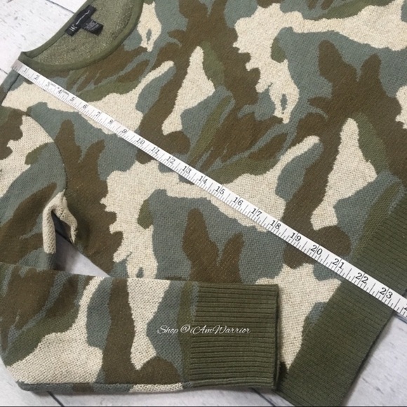 International Concepts NWT camo metallic crewneck sweater *shop@iamwarrior - Picture 7 of 11